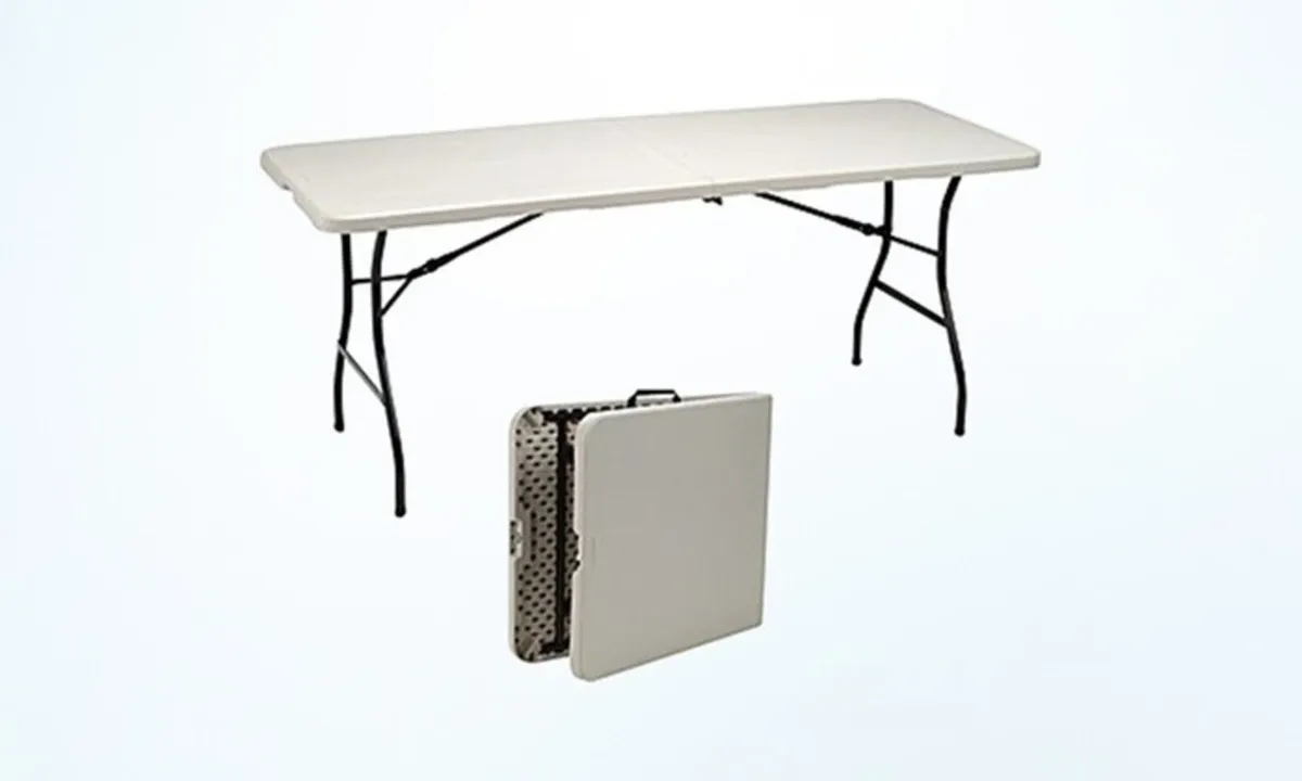 New 6ft x 2ft6 Folding Half Trestle Tables