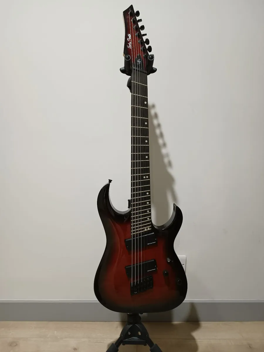 Electric Guitar 7 String Multiscale Fanfret - Image 1