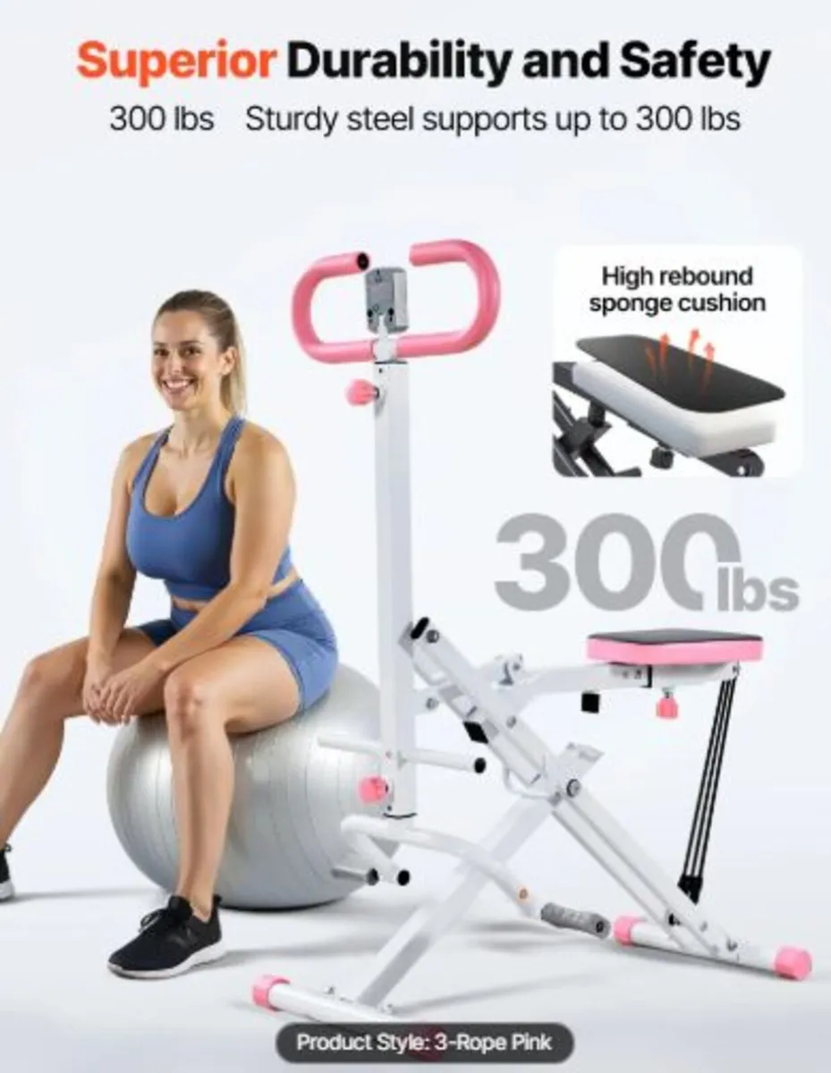 Squat Machine, Deep Squat Rowing Machine for Home, - Image 3