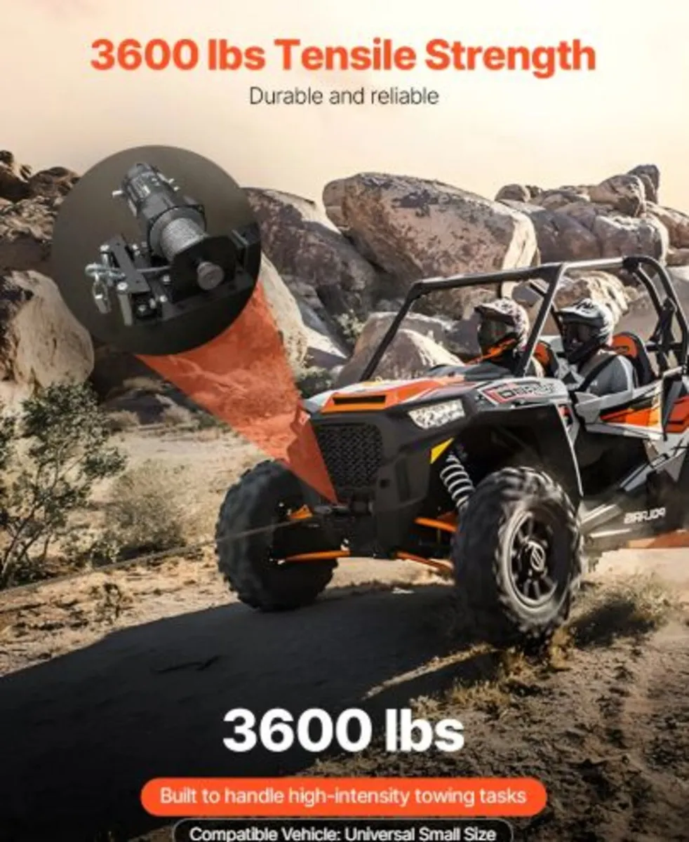 Winch Mount, 3600 lbs / 1633 kg Load Capacity, - Image 2