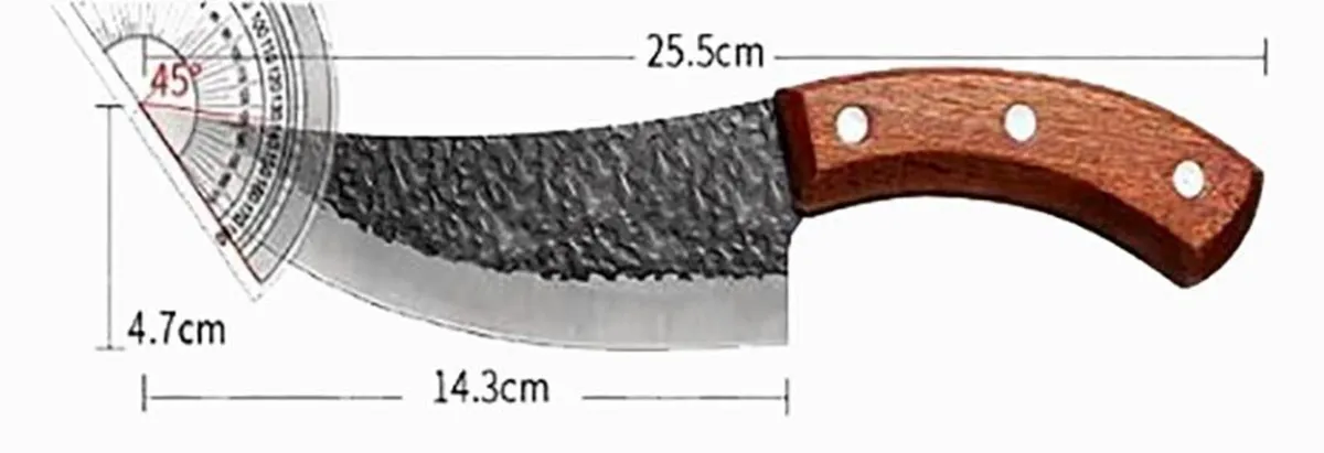 TWO KITCHEN KNIVES WITH SHEATHS (NEW). - Image 4