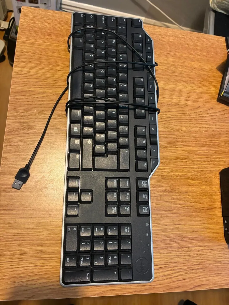 Black Dell Keyboard - Image 1