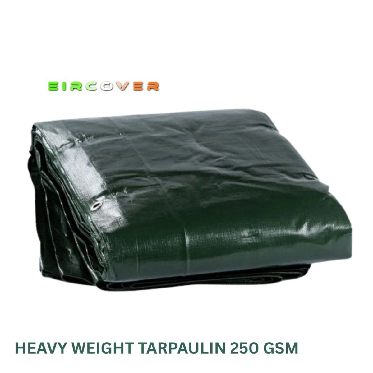 Heavy Weight Tarpaulin  6m x 8m (20' -26') 250 gsm - Image 1
