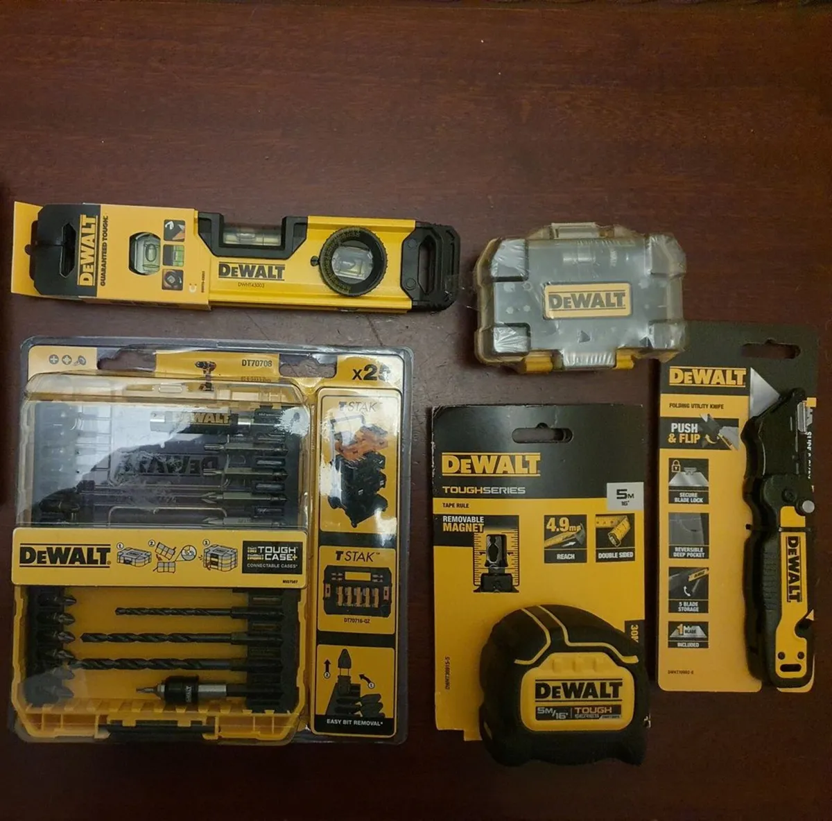 Dewalt hand tools and bits + Power stack Cap - Image 1