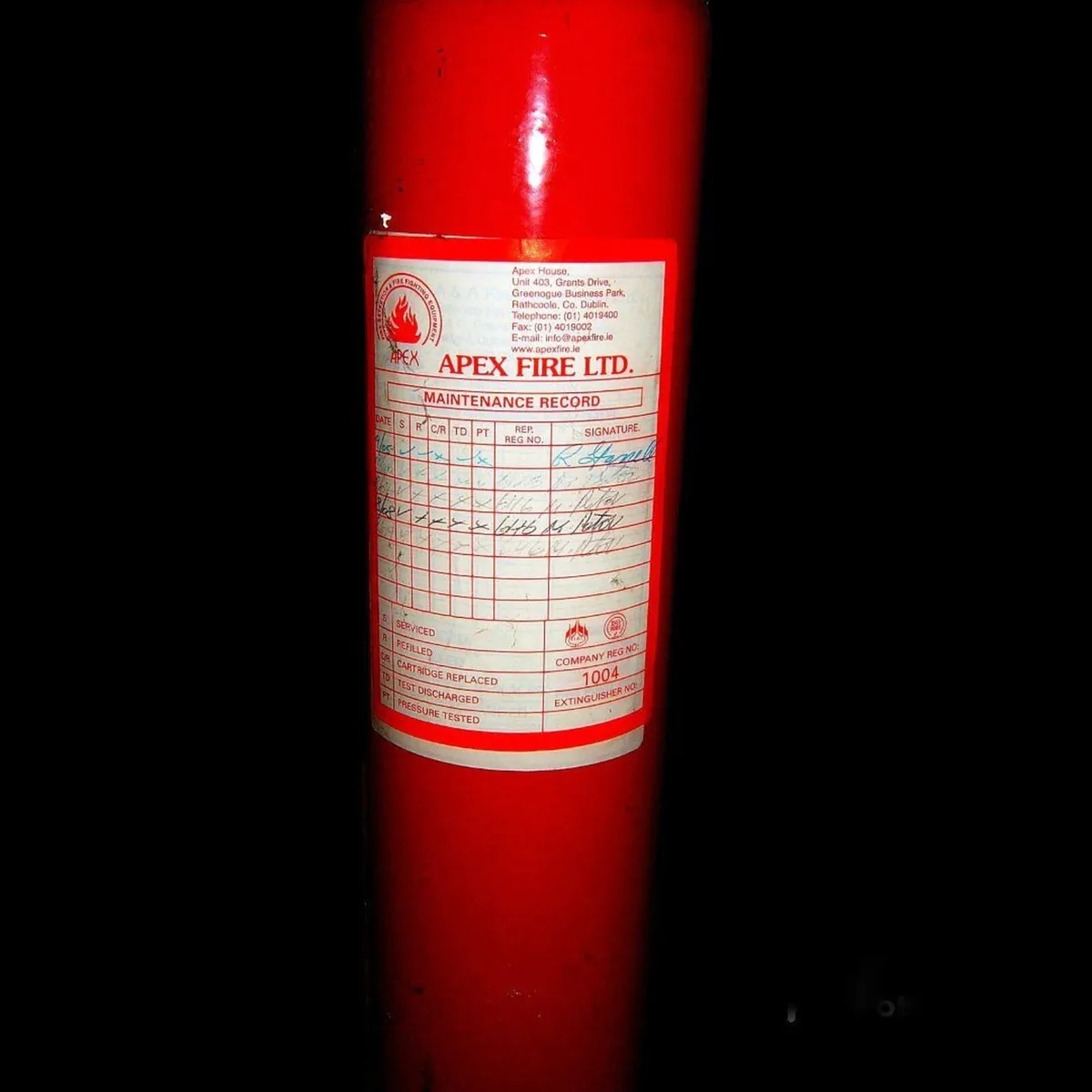 Vintage Apex Fire CO₂ Extinguisher – Pristine - Image 1