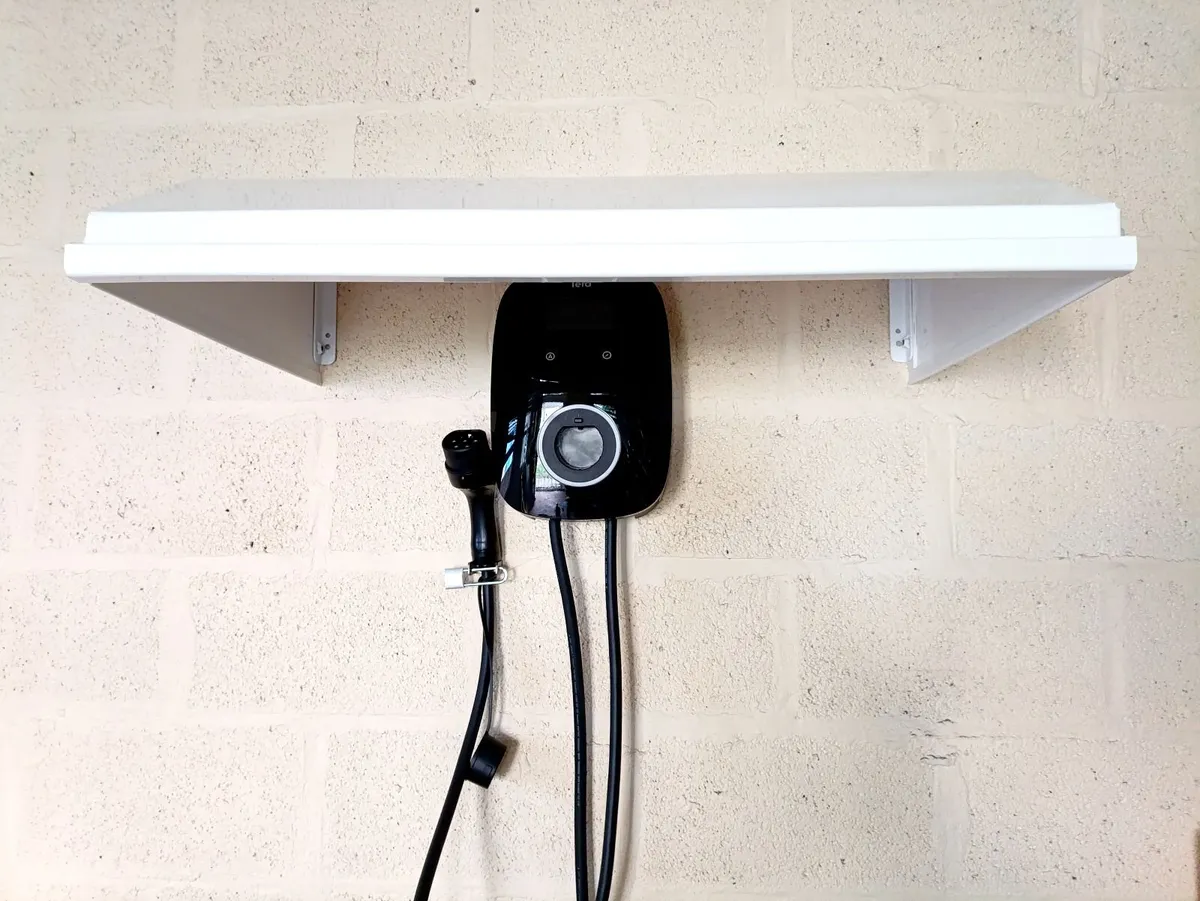 EV Charger Canopy (PVC). Cable Lock Included (New) - Image 1