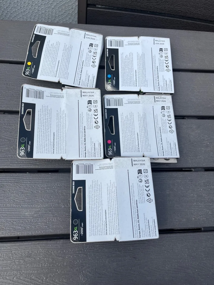5 HP 963XL Colour Ink Cartridges - Image 2