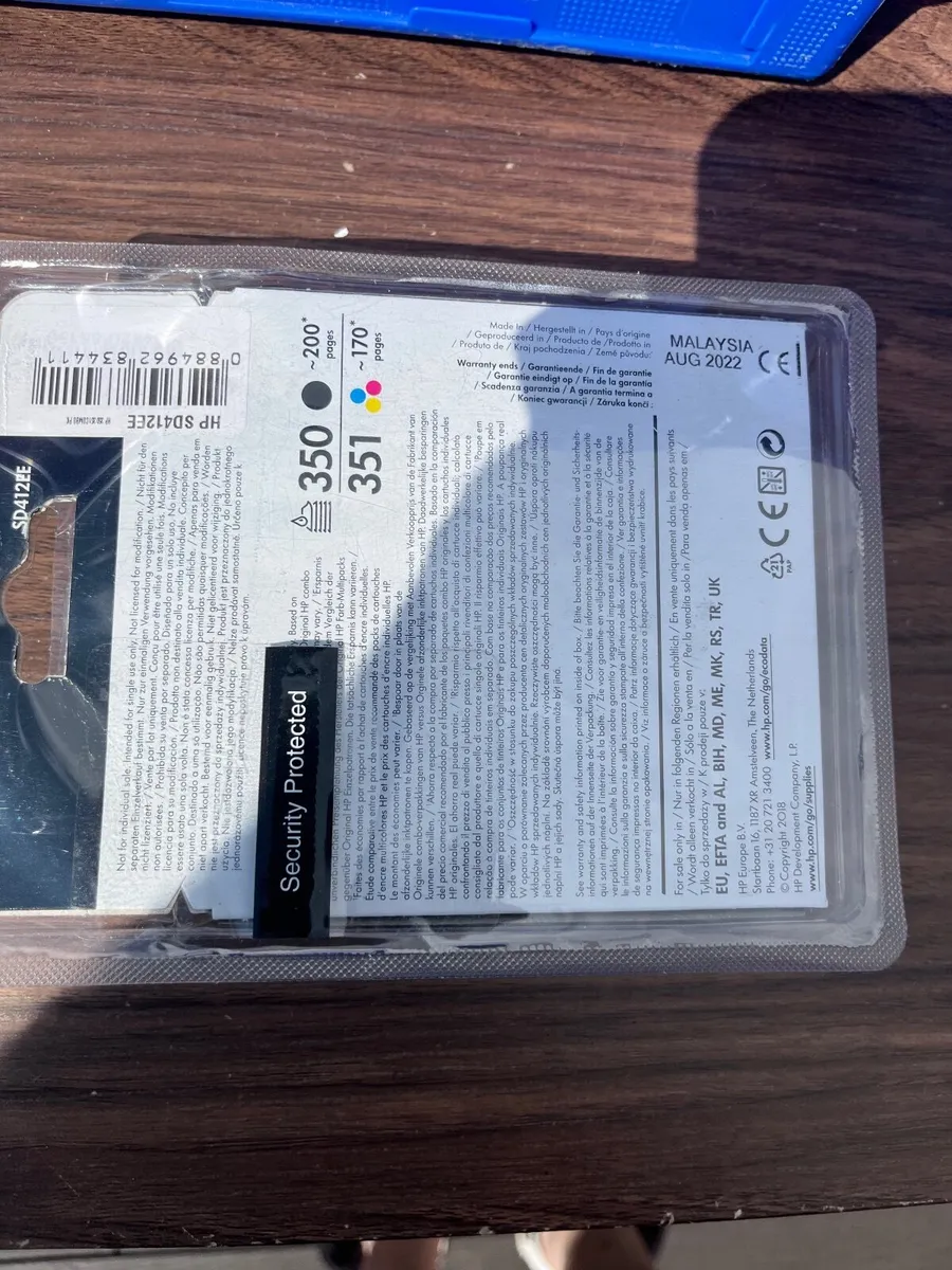 HP 350/351 Black/Colour Ink Cartridges - Image 2
