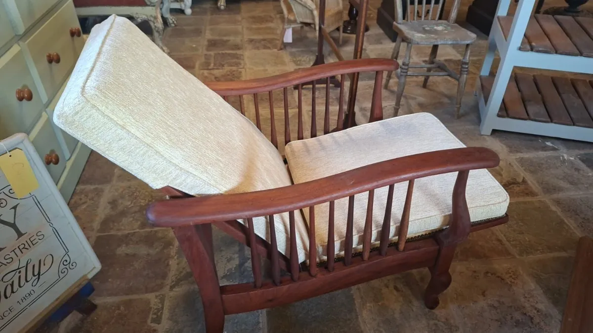 Early 1900s morris style reclining chair - Image 1