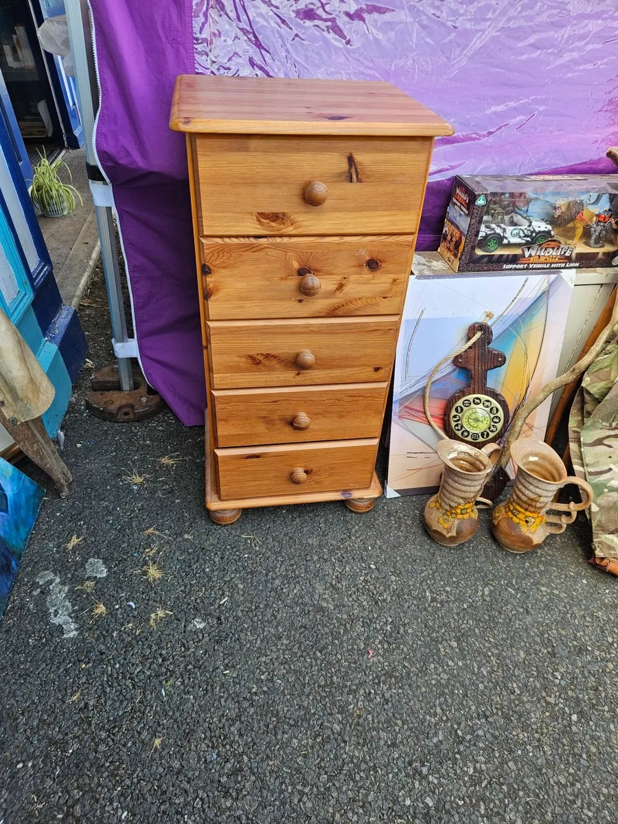 Pine Chest of Drawers - Image 4