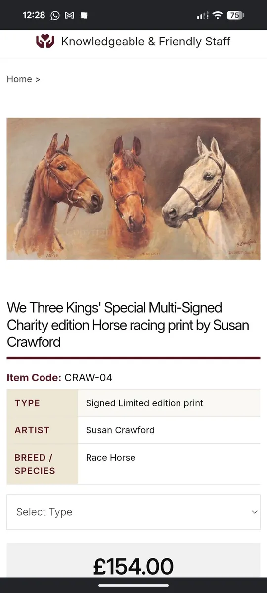 Quality framed Equestrian Art print - Image 2