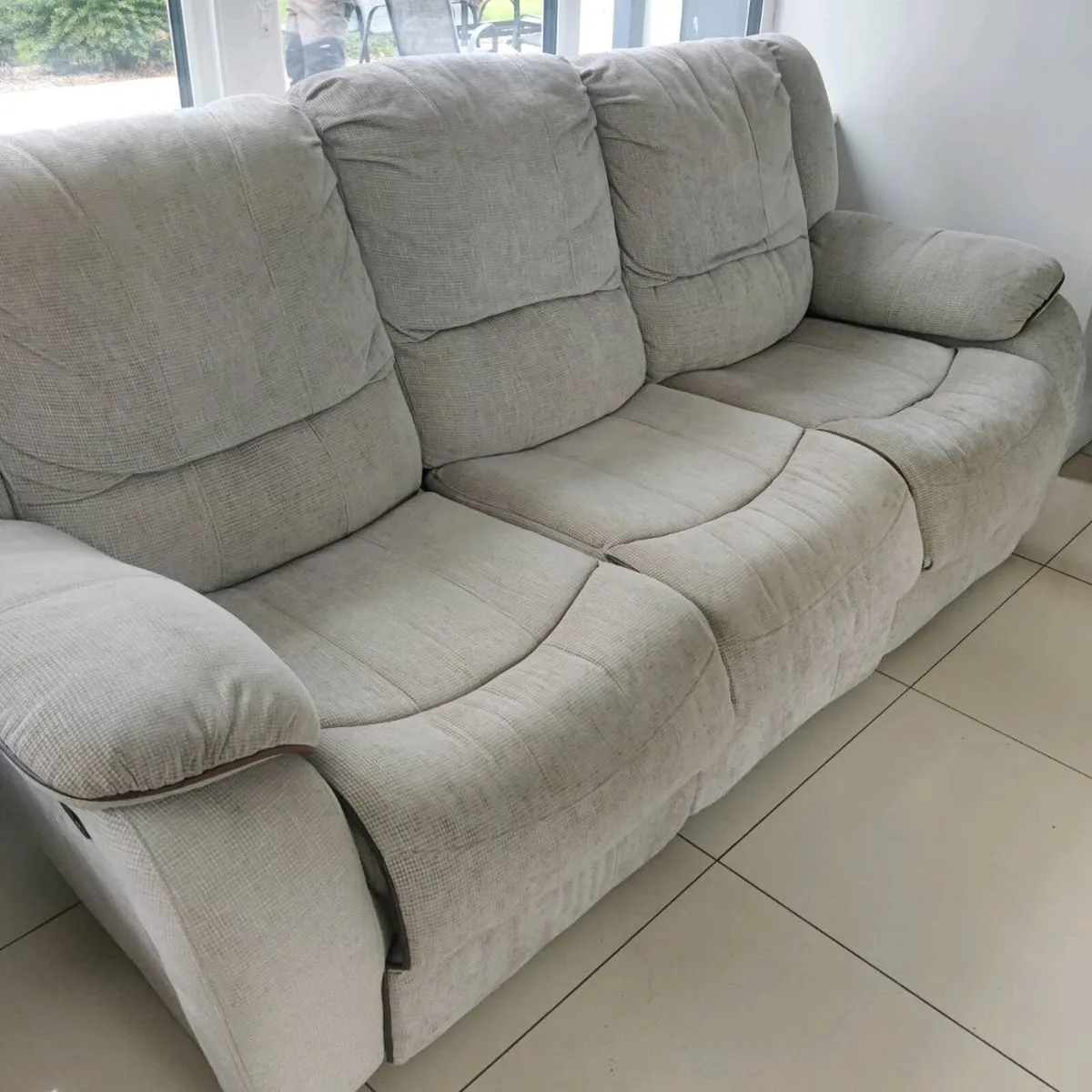 Sofa, coffee table, floor lamp, dining chairs - Image 3