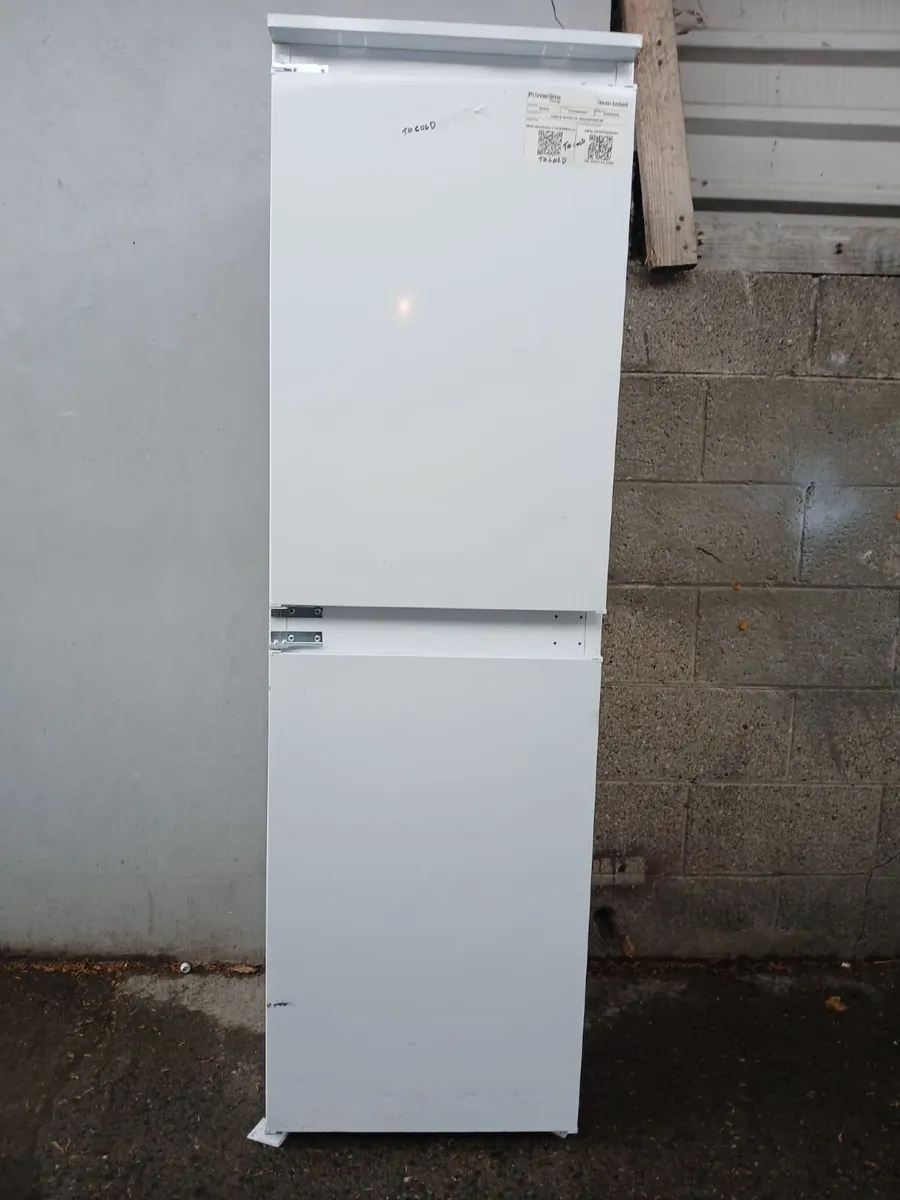 50/50 EX DISPLAY BRAND NEW INTEGRETED FRIDGE AND F - Image 3