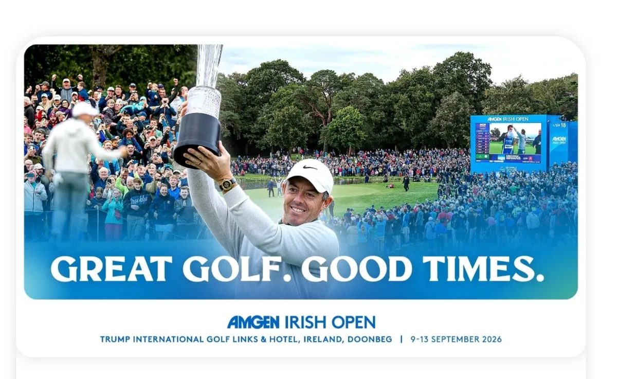 Irish open weekly tickets (face value)