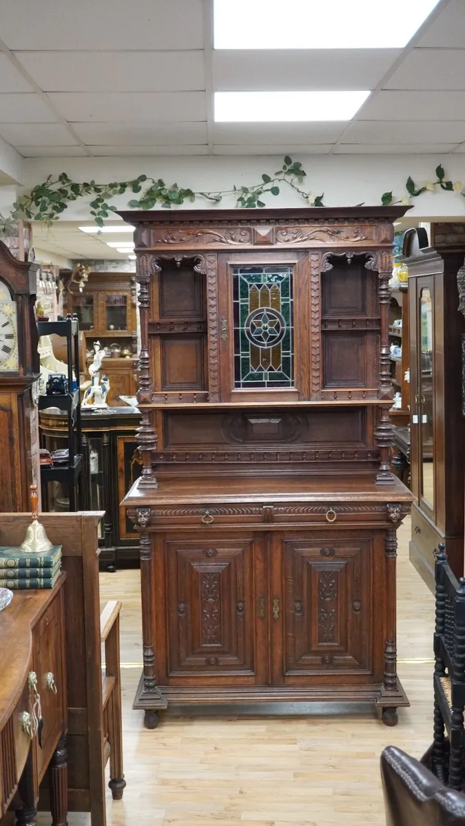 Belgian Oak Cabinet c.1890 - Image 1