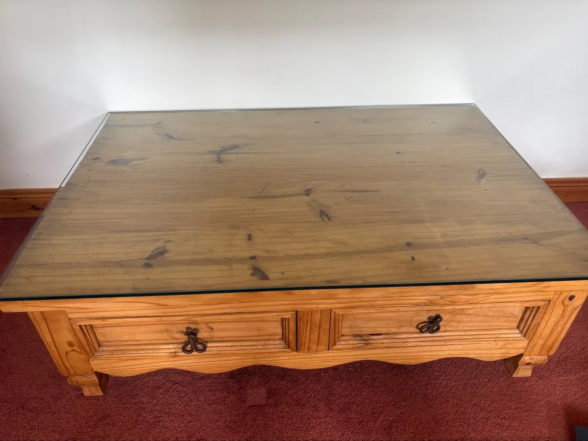 Rustic Pine Coffee Table - Image 2