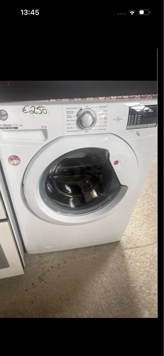 8kg Hoover washing machine - Image 1