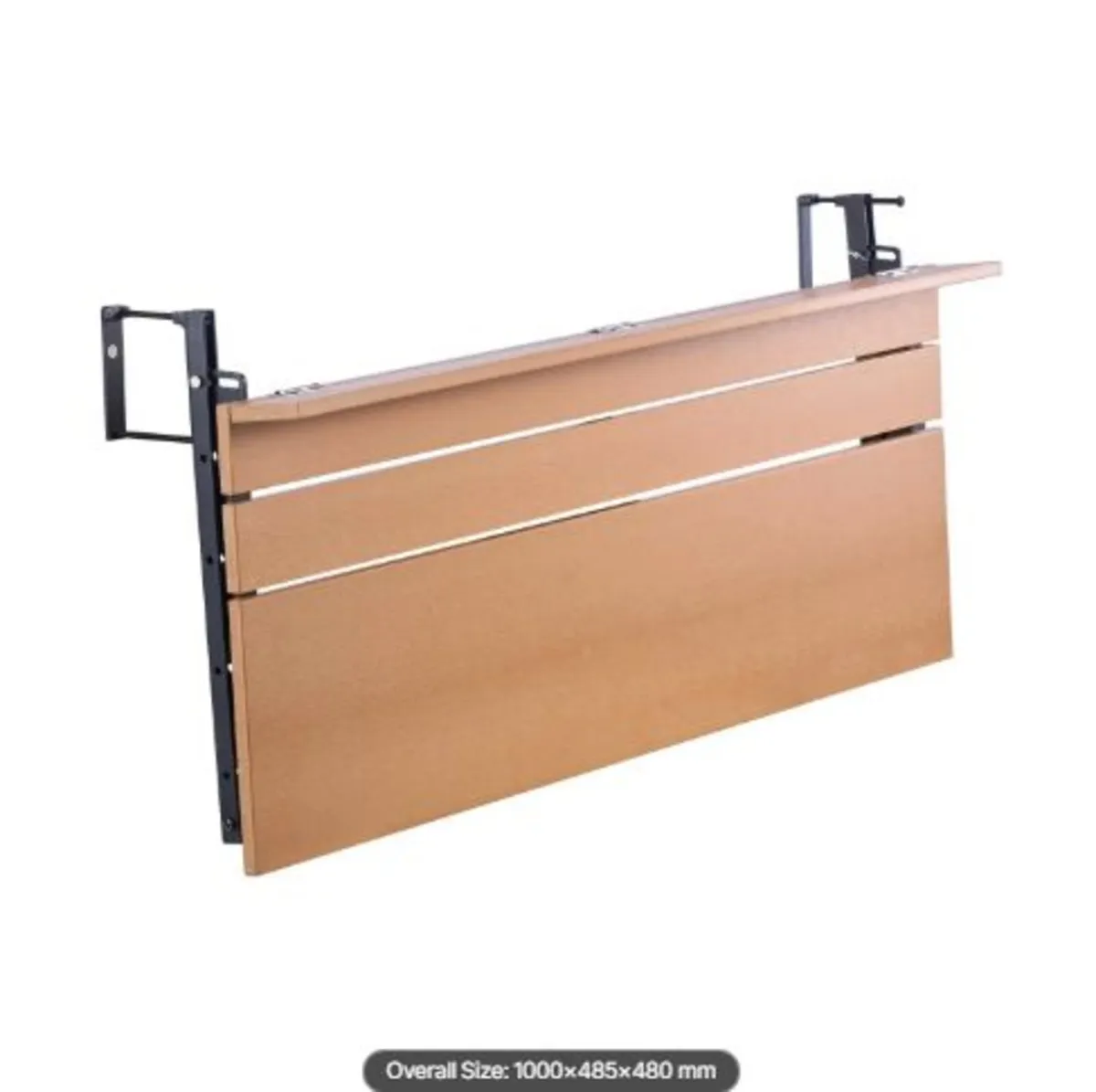 Balcony Hanging Table, 15 x 39 in Folding Balcony - Image 4