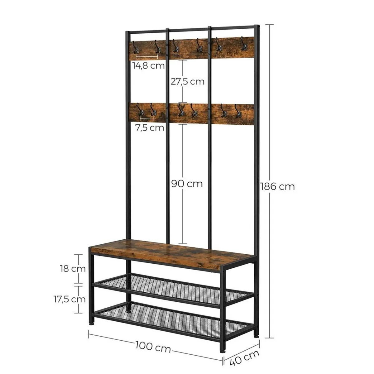 Tree Coat Rack with Shoe Bench - FREE P&P - Image 2