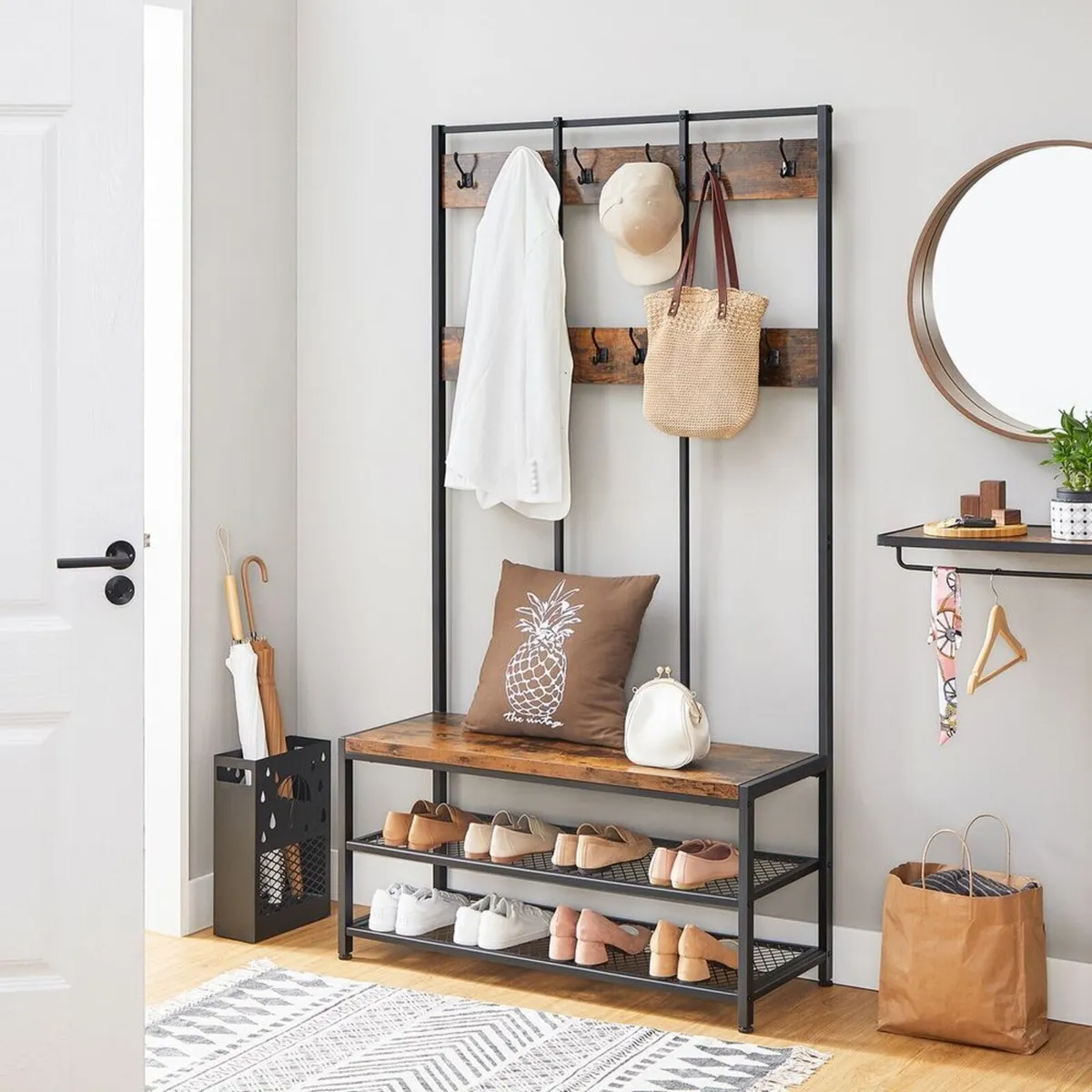 Tree Coat Rack with Shoe Bench - FREE P&P - Image 1