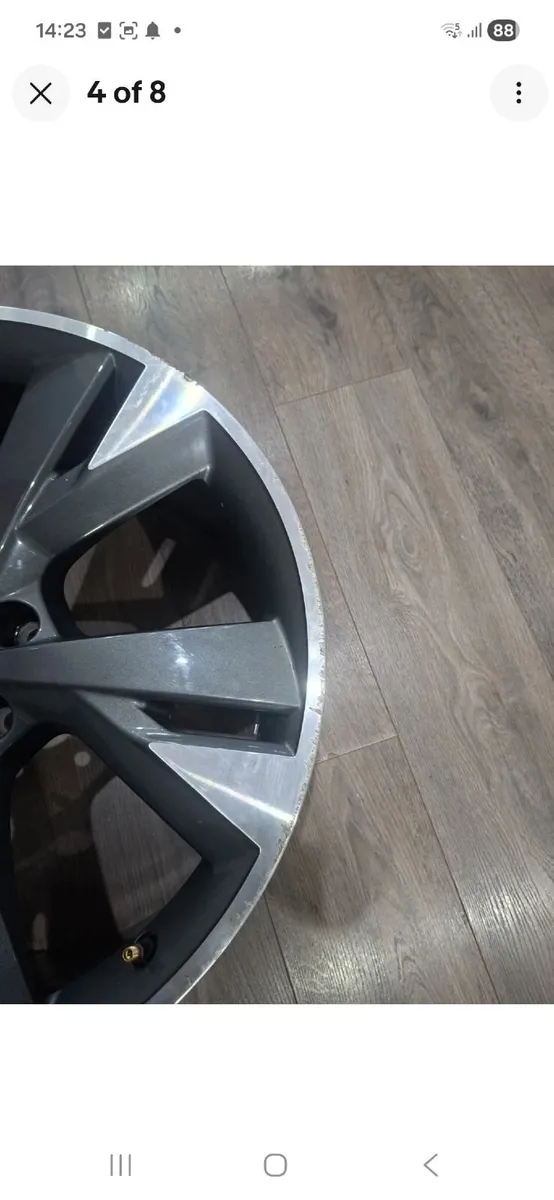 Audi Diamond Cut Q4 E Tron rear Wheel - Image 2