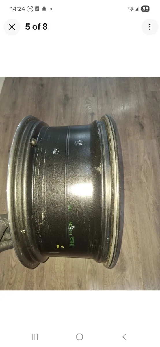 Audi Diamond Cut Q4 E Tron rear Wheel - Image 3