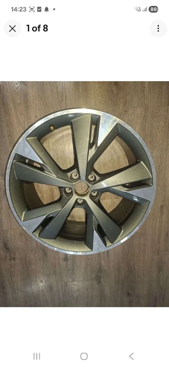 Audi Diamond Cut Q4 E Tron rear Wheel - Image 1