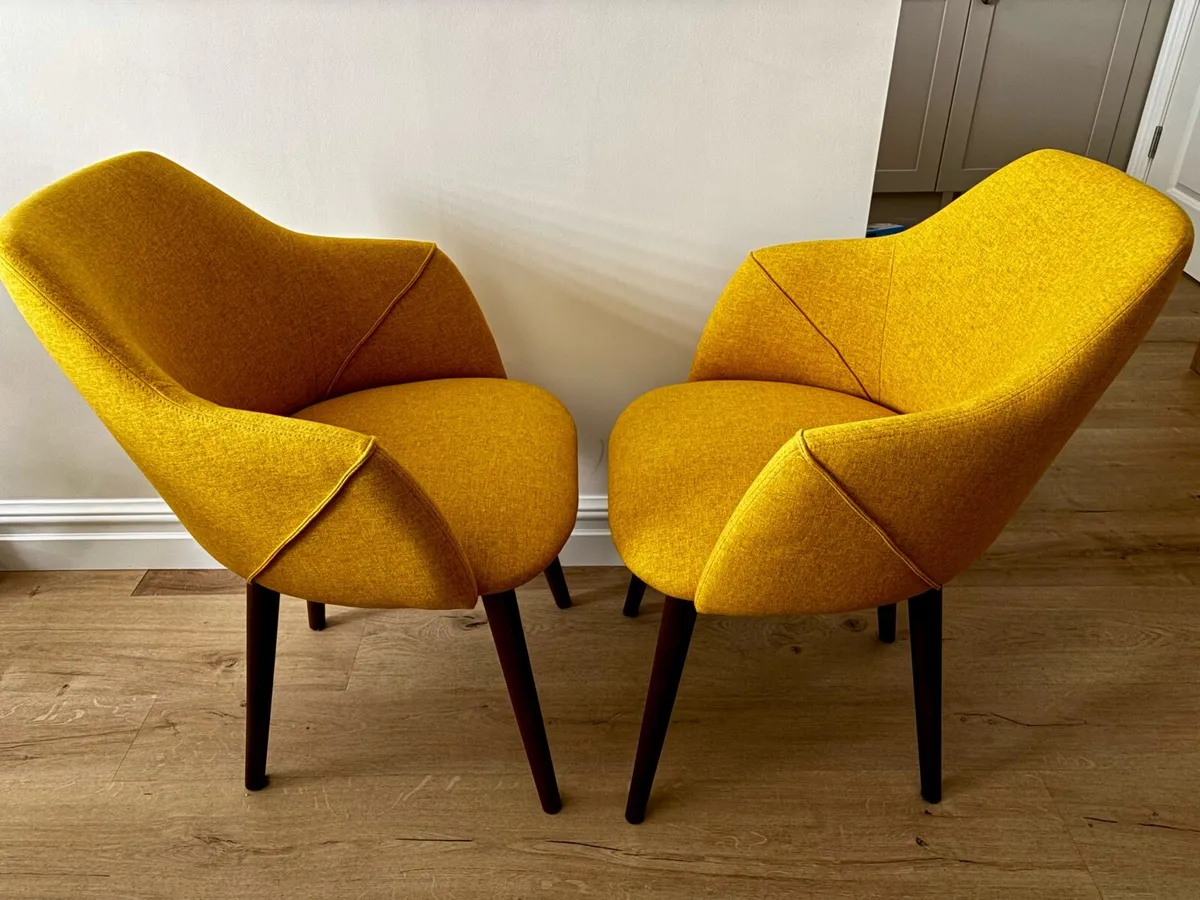 Set of 2 MADE Carver Dining Chairs - Image 2