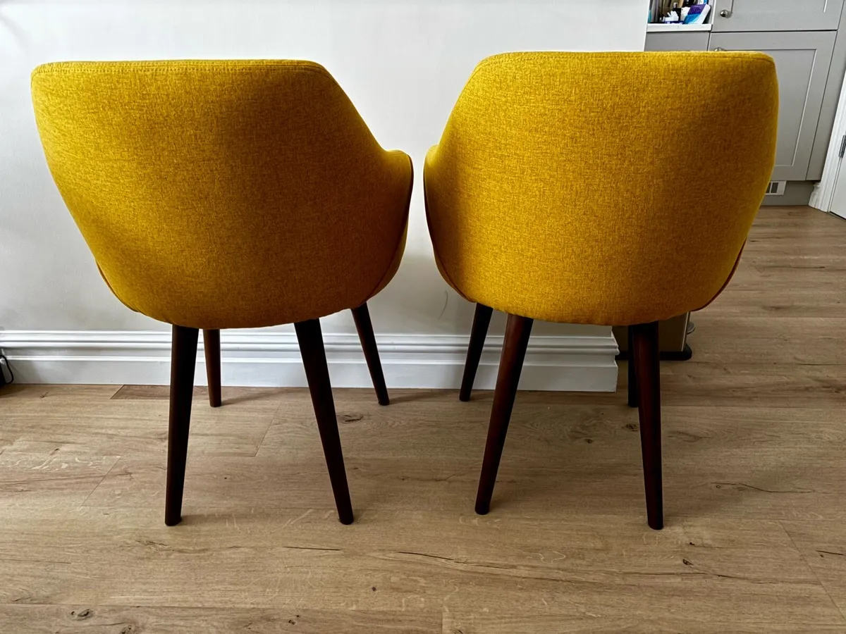 Set of 2 MADE Carver Dining Chairs - Image 3