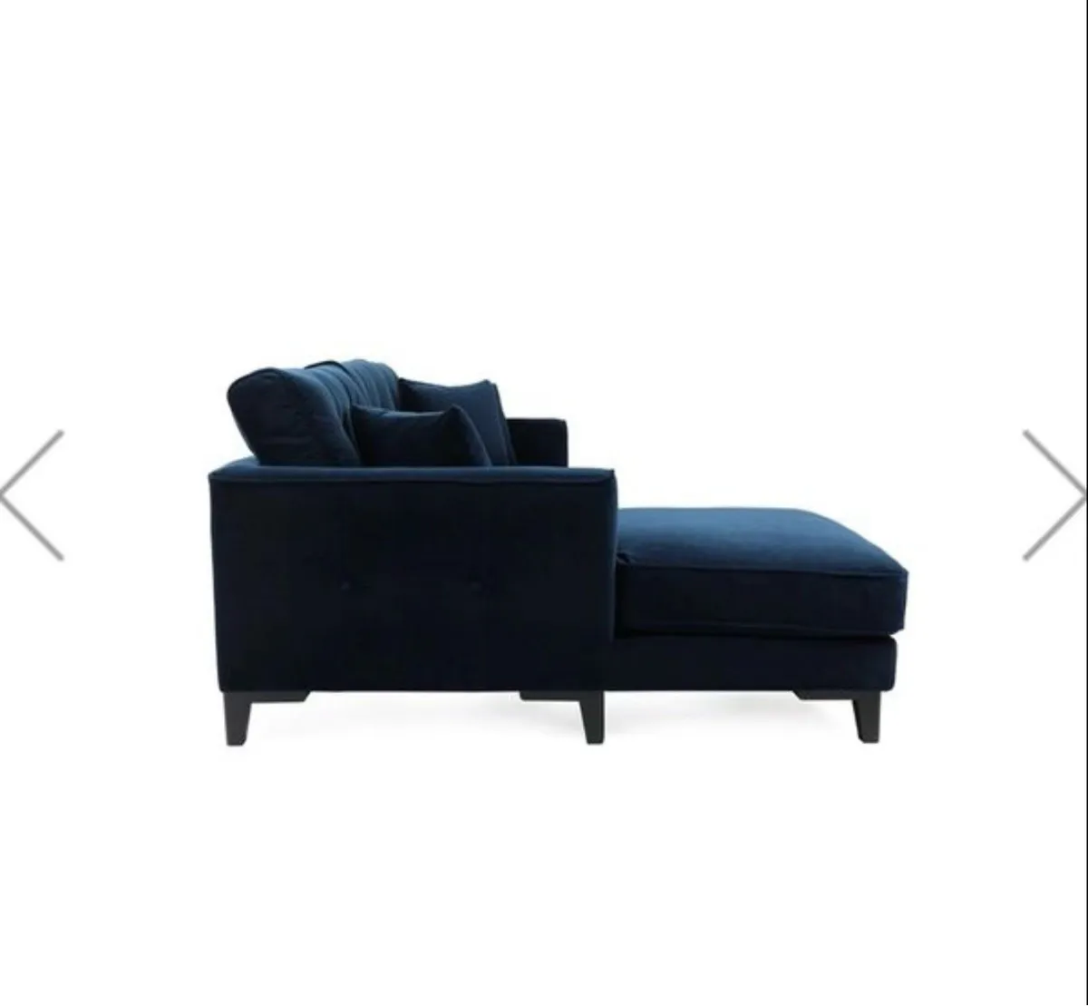 EZ Living Sofas x 2 plus footstool - Image 2
