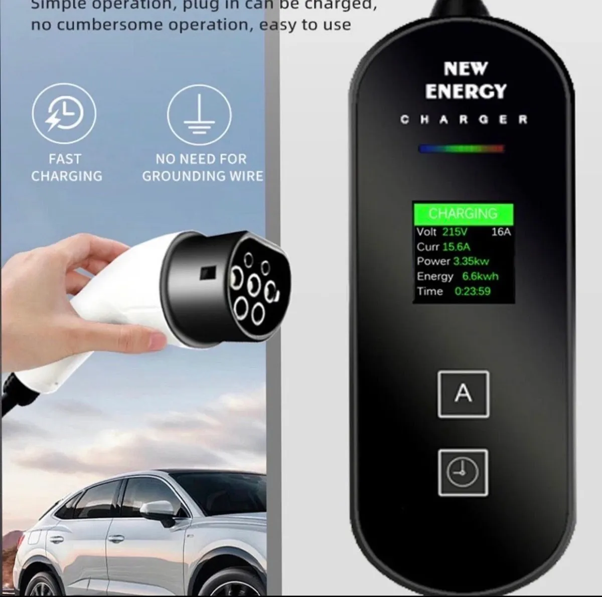 Type 2 EV Granny Home Charger Cable up to 13A - Image 3