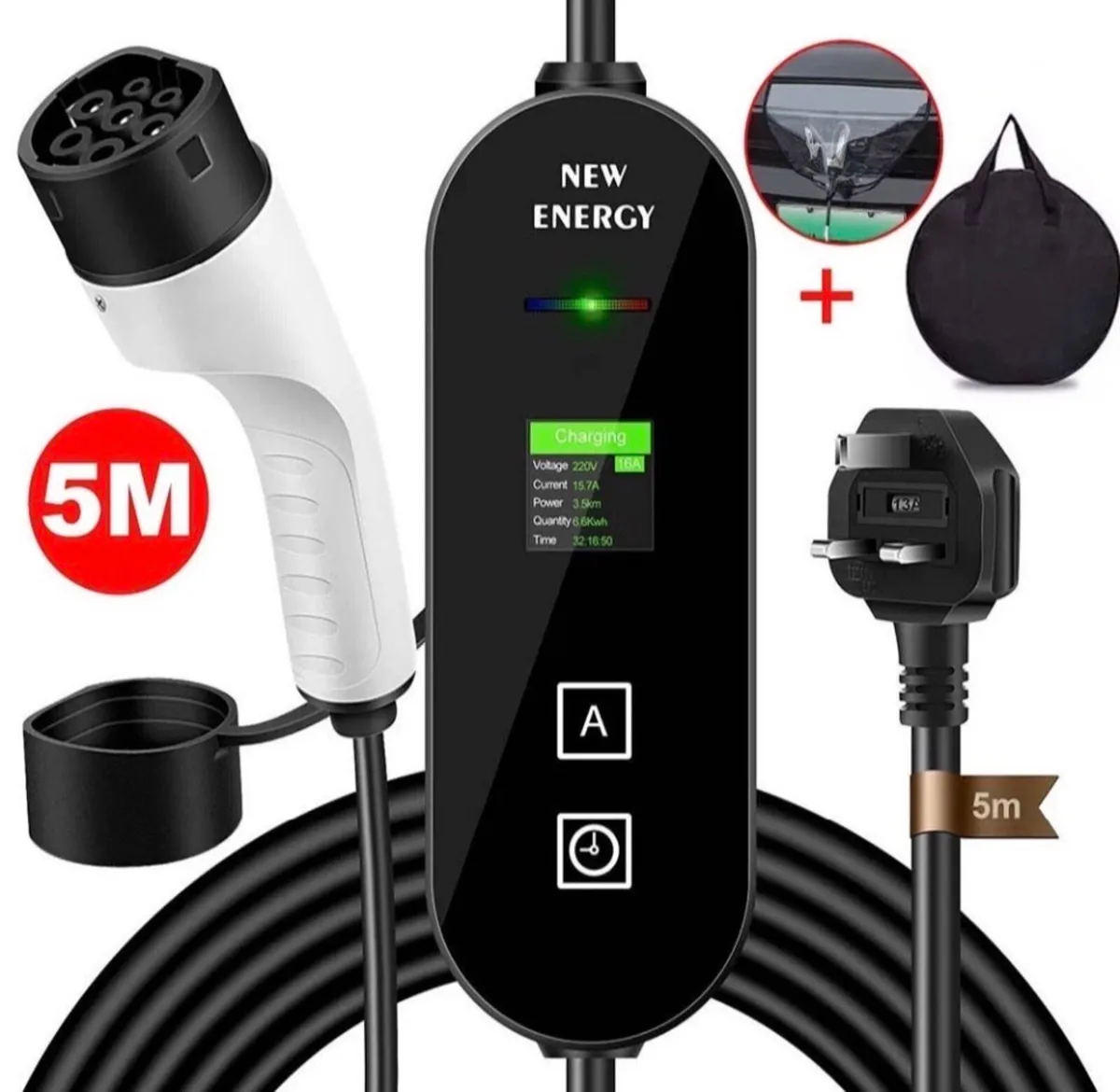Type 2 Home 3 Pin Granny Charger NEW - Image 2