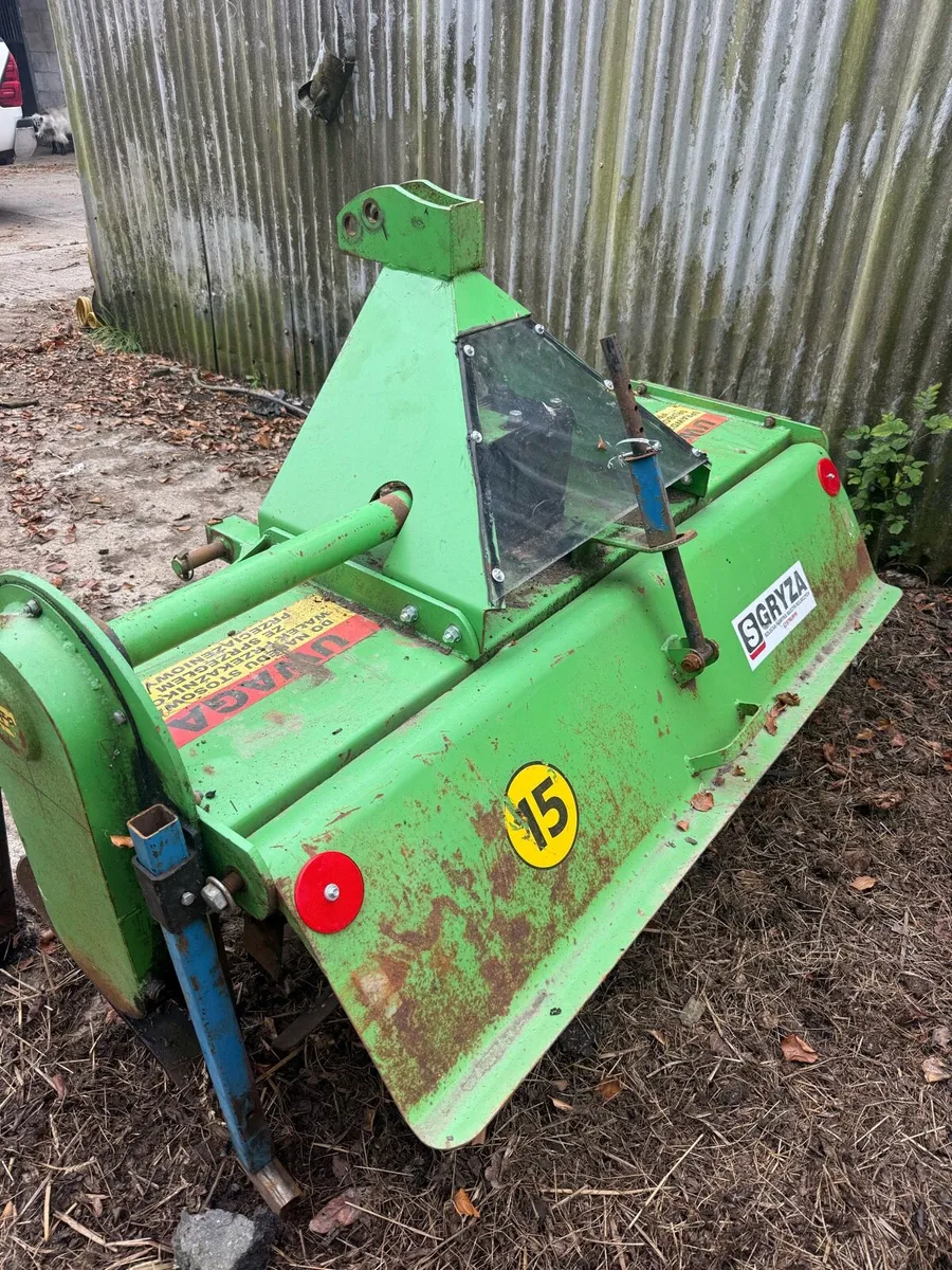 Tractor rotavator - Image 1