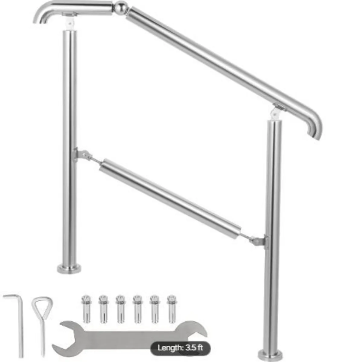 3 Step Railing Stainless Steel Transitional - Image 3
