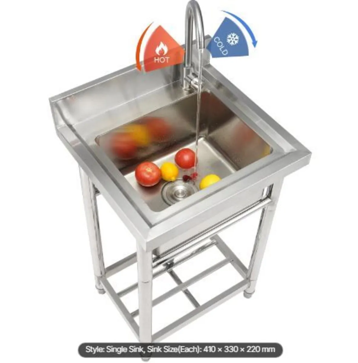 Stainless Steel Utility Sink - Image 1
