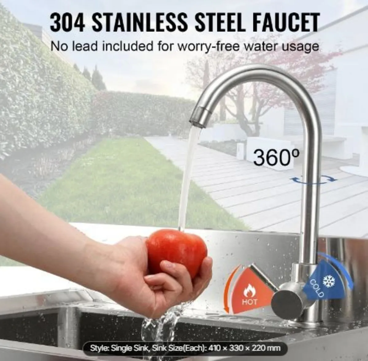 Stainless Steel Utility Sink - Image 2