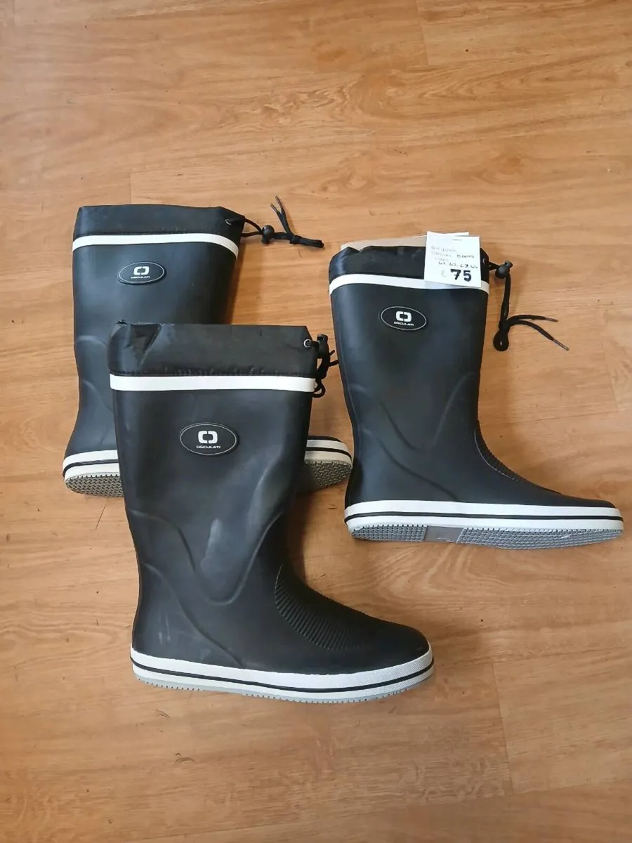 Sailing Boots, free delivery - Image 1