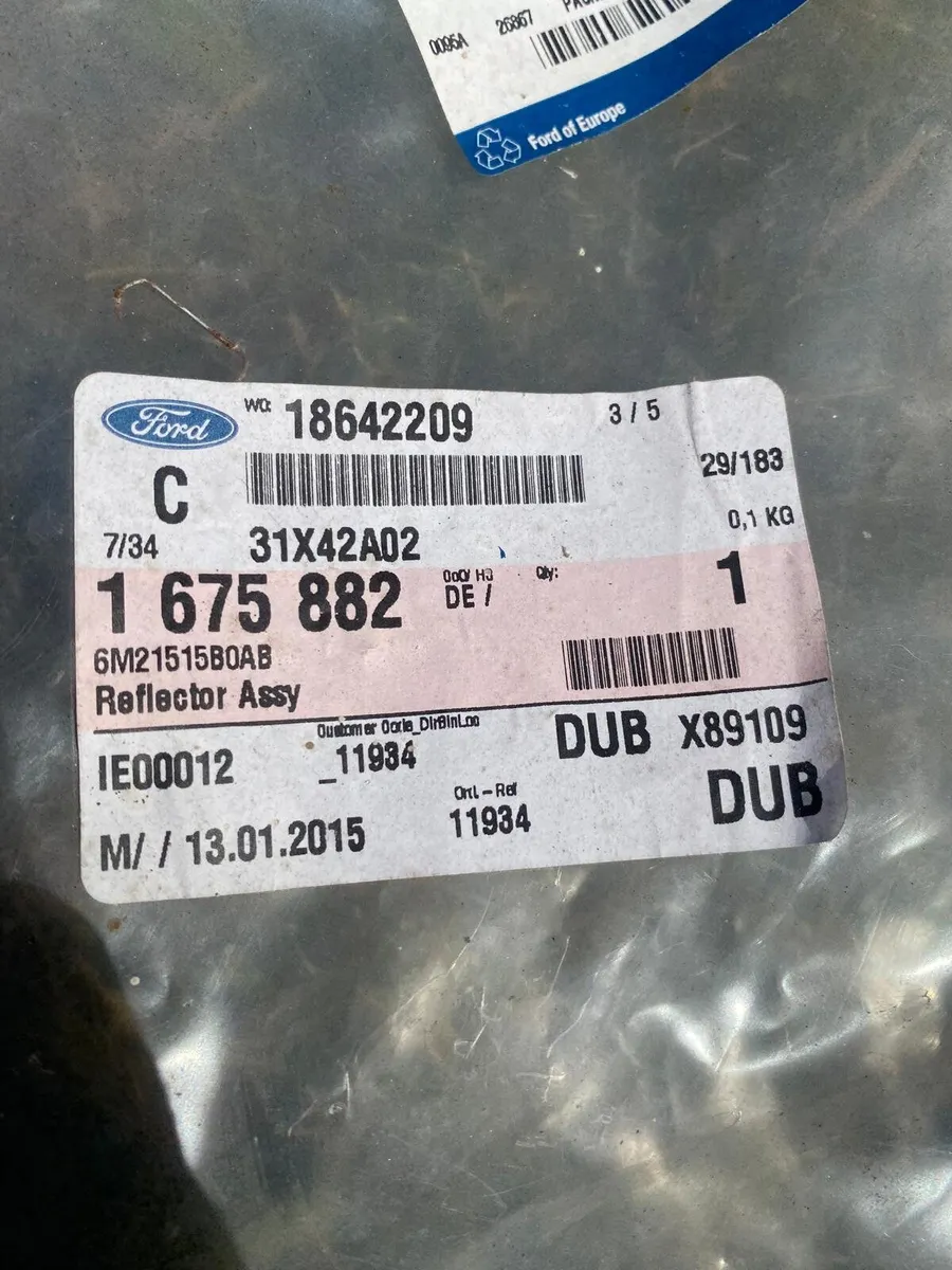 Reflector rear bumper for Ford Galaxy - Image 2