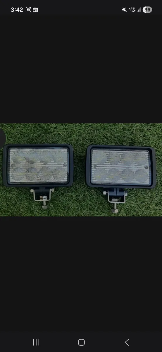 2 pairs of LED spotlight - Image 1