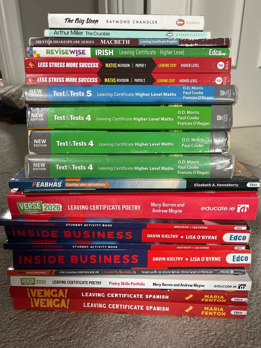 Leaving Cert school books - Image 1