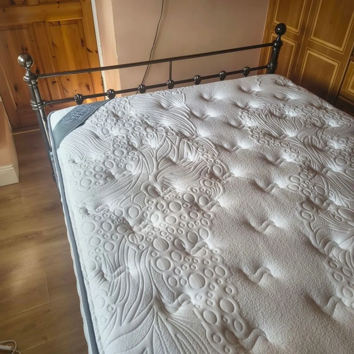 King Size bed plus mattress - Image 3
