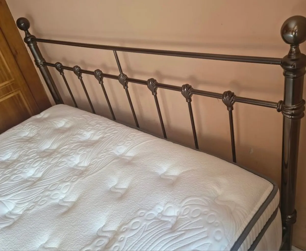 King Size bed plus mattress - Image 4