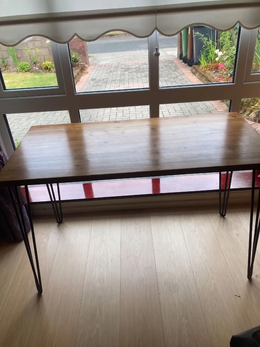 Rowlands Industrial Desk - Wooden desk FREE! - Image 3