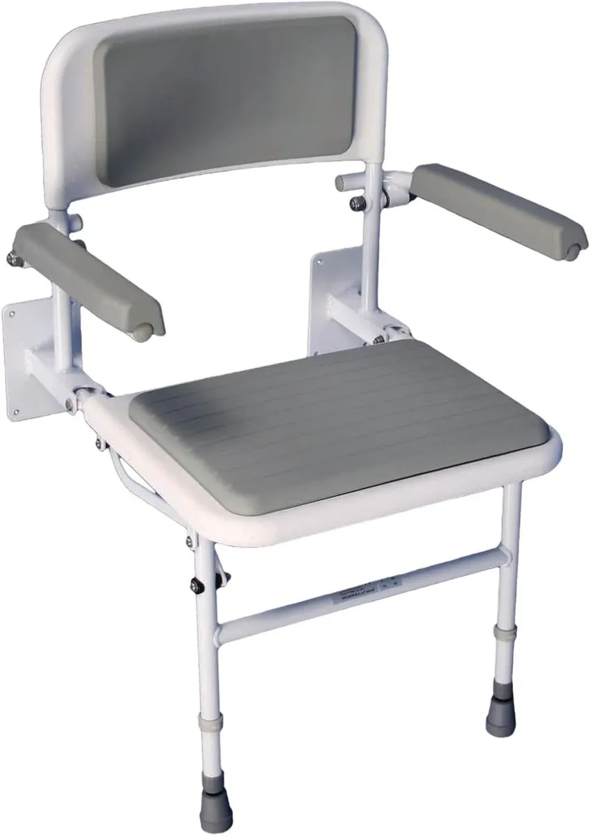 Solo Standard Deluxe Shower Seat with Legs - Image 1
