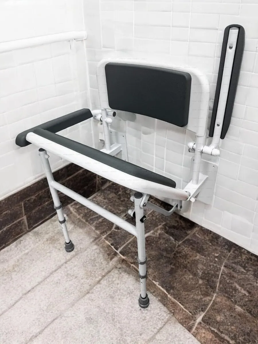 Solo Standard Deluxe Shower Seat with Legs - Image 3