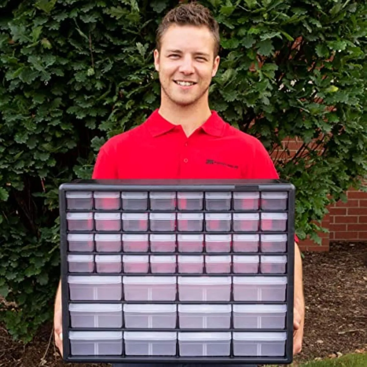 44-Drawer Plastic Drawer Storage Cabinet - Image 2