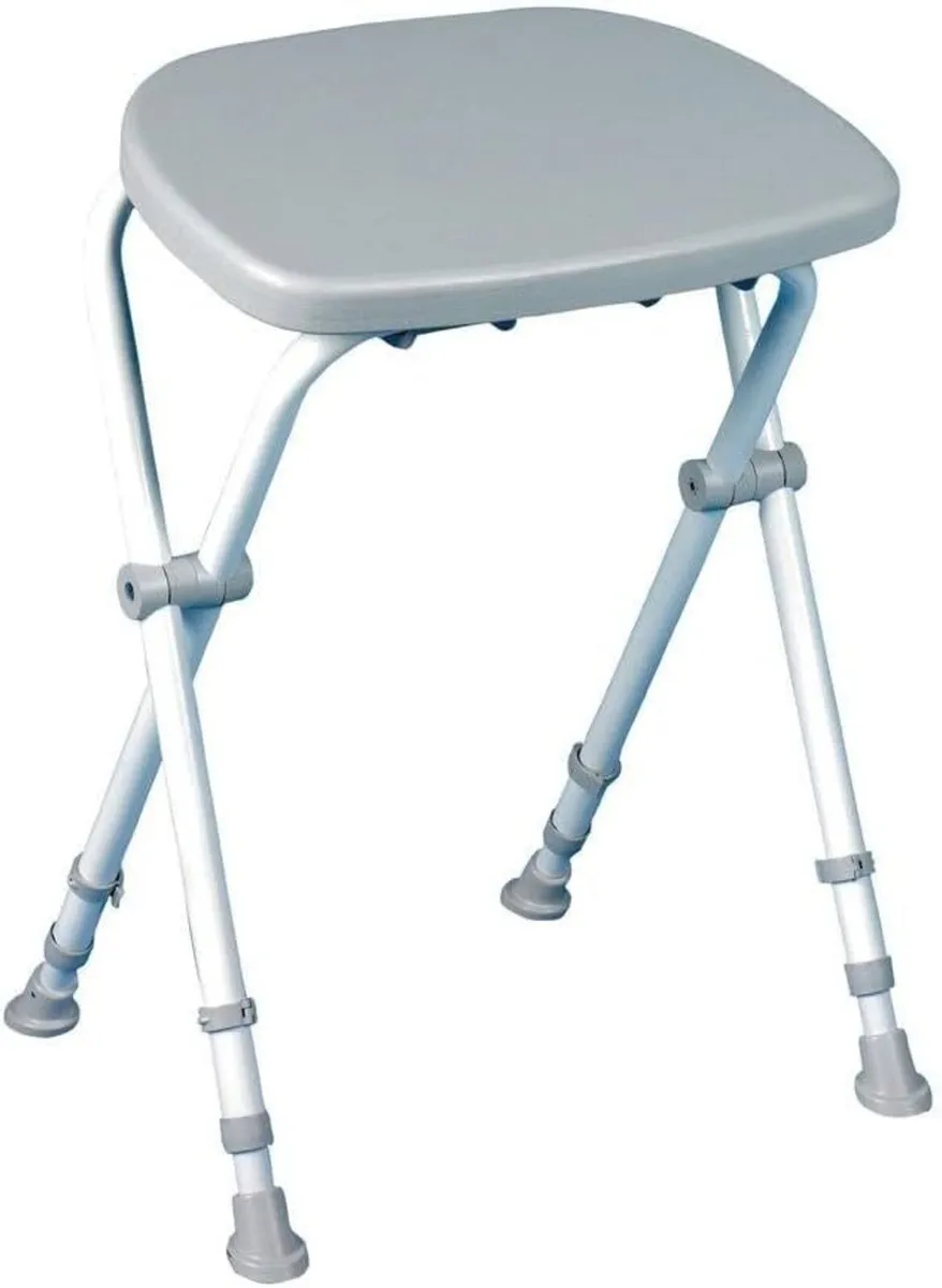 Folding Shower Stool Sherwood Height Adjustable