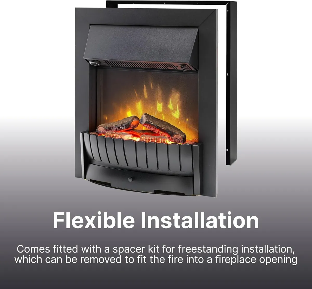 Clement 2KW Optiflame Inset Electric Fire - Image 4