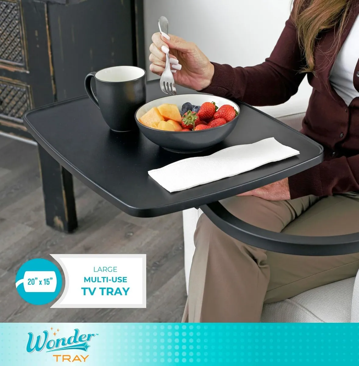 Wonder Tray Adjustable Swivel Table Large Laptop - Image 4