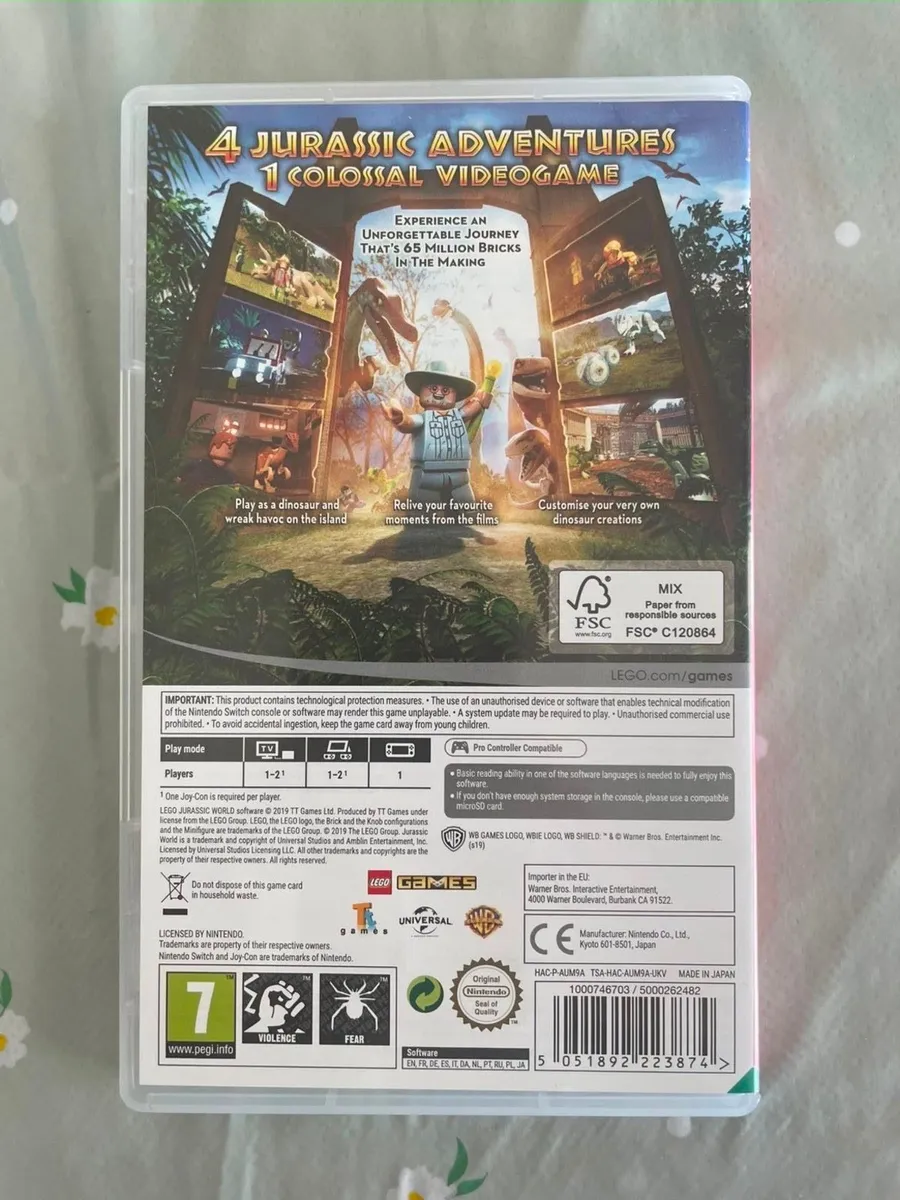 Lego Jurassic world for Nintendo switch - Image 3